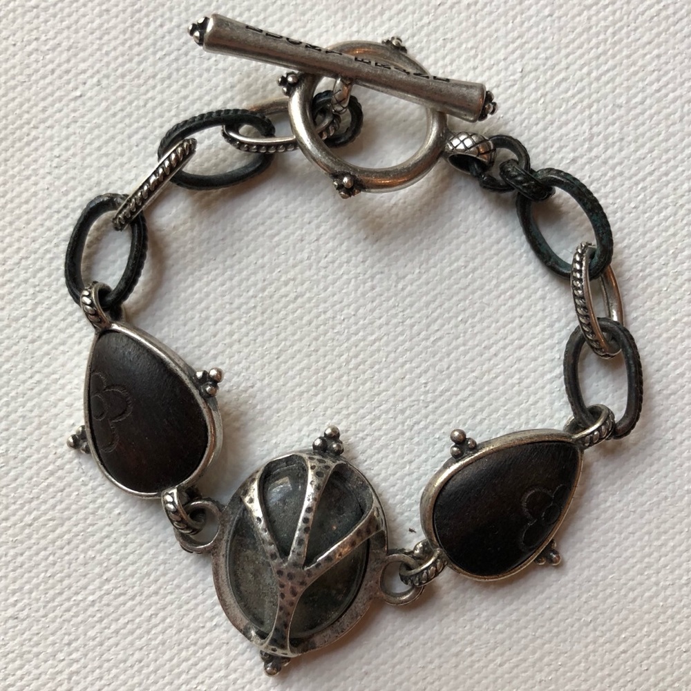 Lucky Brand Peace Charm Bracelet